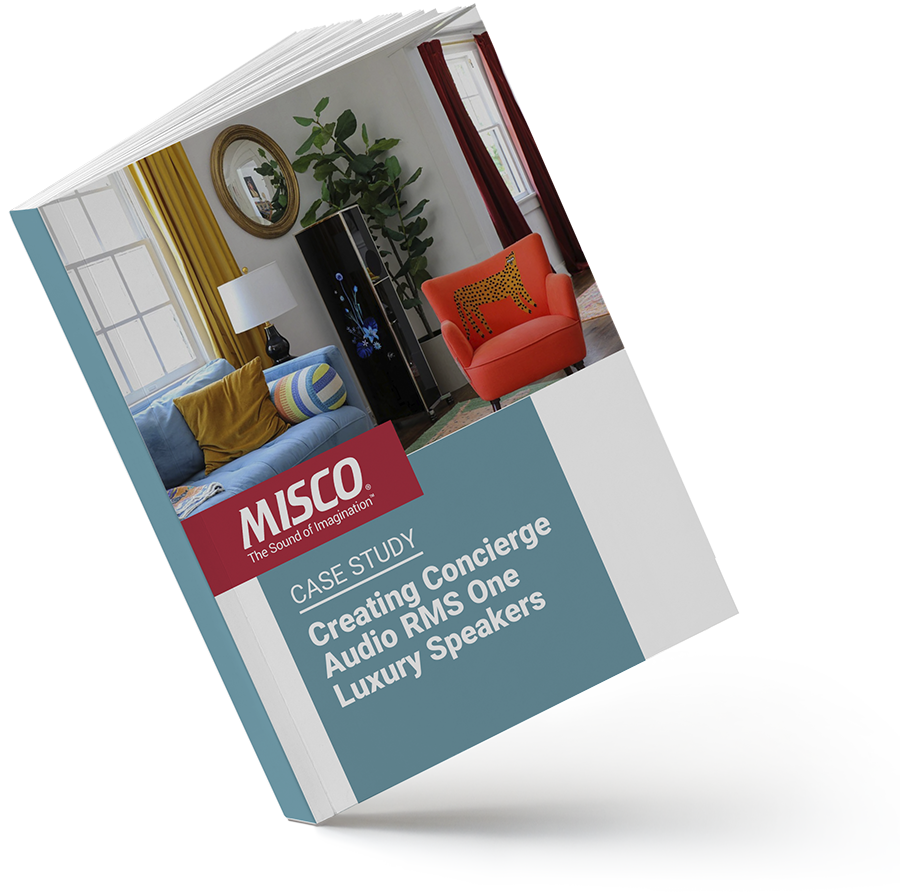 Luxury Speaker Collaboration Concierge Audio & MISCO